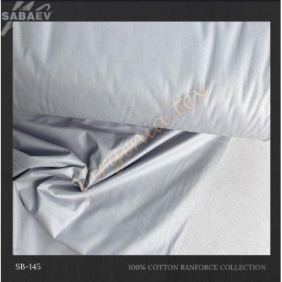 Material Bumbac Satinat Uni Engros - Stofa Lenjerii 240 cm Latime Producatori sb 145 gri